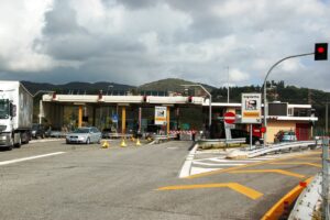 Il Casello autostradale dell'A24 di Vicovaro