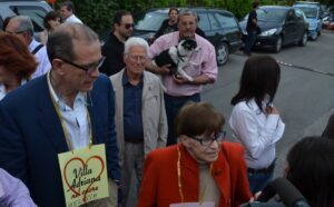 Urbano Barberini e Franca Valeri contro la discarica di Villa Adriana