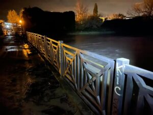 Maltempo a Tivoli, sotto controllo l'Aniene a Ponte Lucano